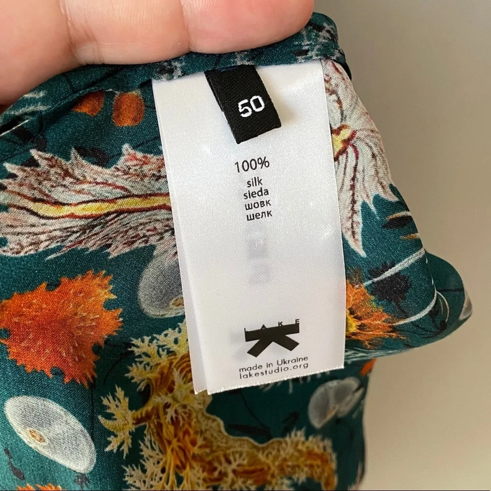 LAKE STUDIO Rolled Floral Midi Dress - Picture 5 of 7